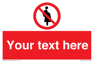 Custom prohibition not for pregnant women